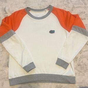 University of Florida GATORS Antigua brand Gray and Cream Sweatshirt